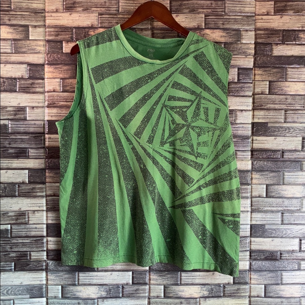 Vintage 90’s NOBO Vibrant Green Sleeveless Top